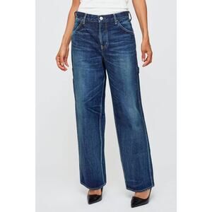 Moussy Vintage Barberville Painter Pants Jeans in Dark Blue 28